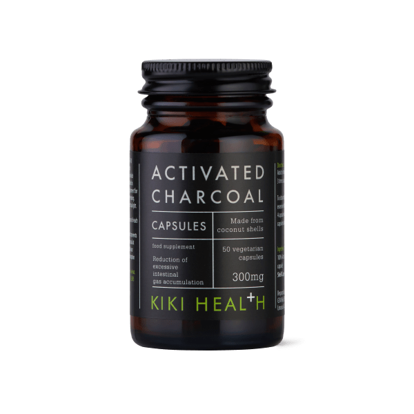 KiKi Health Activated Charcoal - 50 Vegicaps