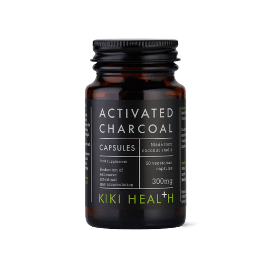 KiKi Health Activated Charcoal - 50 Vegicaps