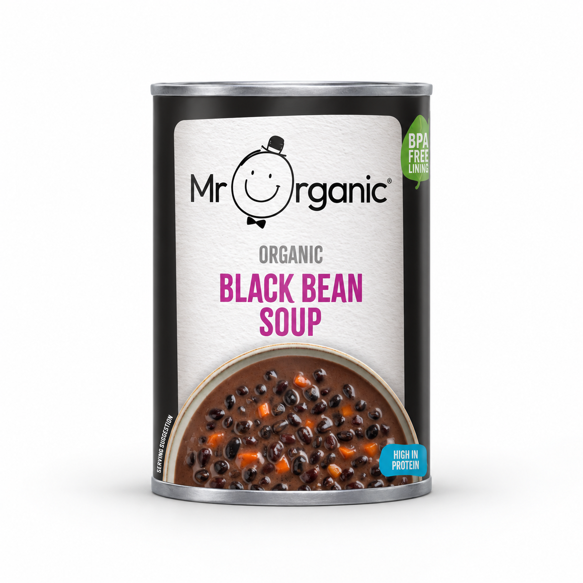 Mr Organic Black Bean & Vegetable Soup - plain shot