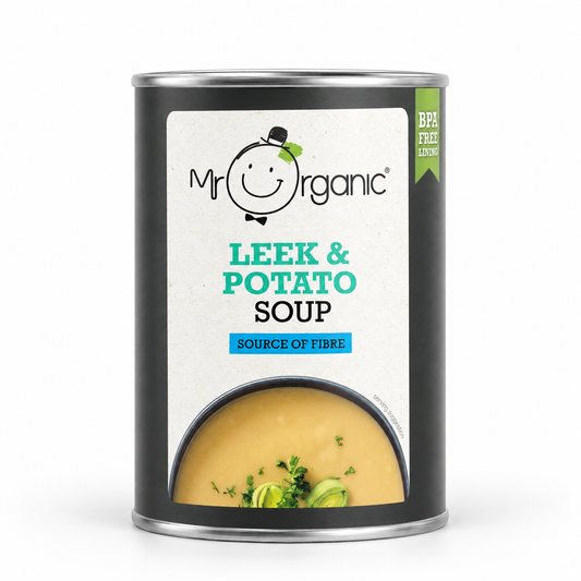 Mr Organic Leek & Potato Soup - plain shot
