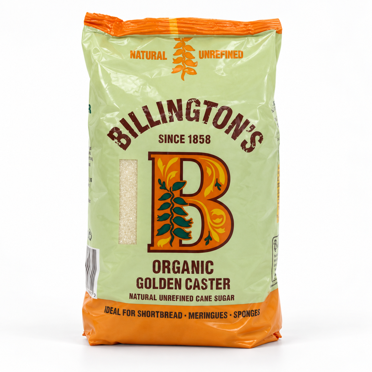 Billingtons Golden Caster Sugar 500G - plain shot