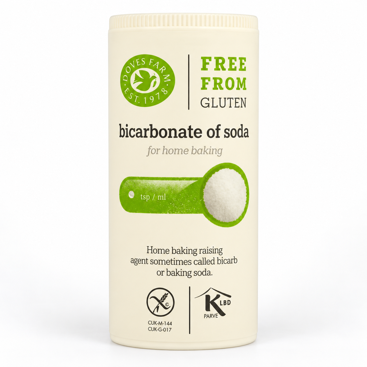 Doves Farm Freee Gluten Free Bicarbonate of Soda 200G - plain shot