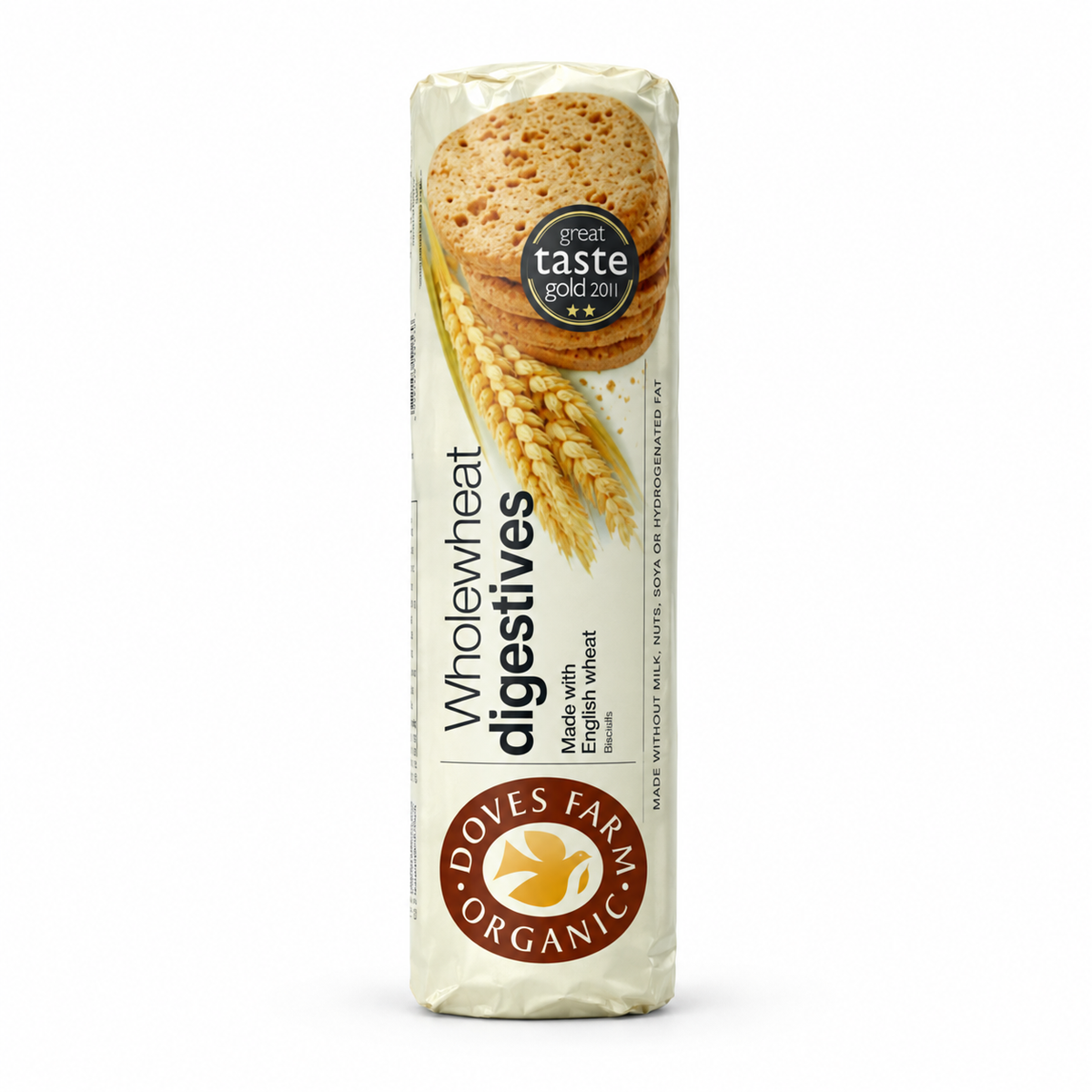 Doves Farm Wholemeal Digestive Biscuits 400G - plain shot
