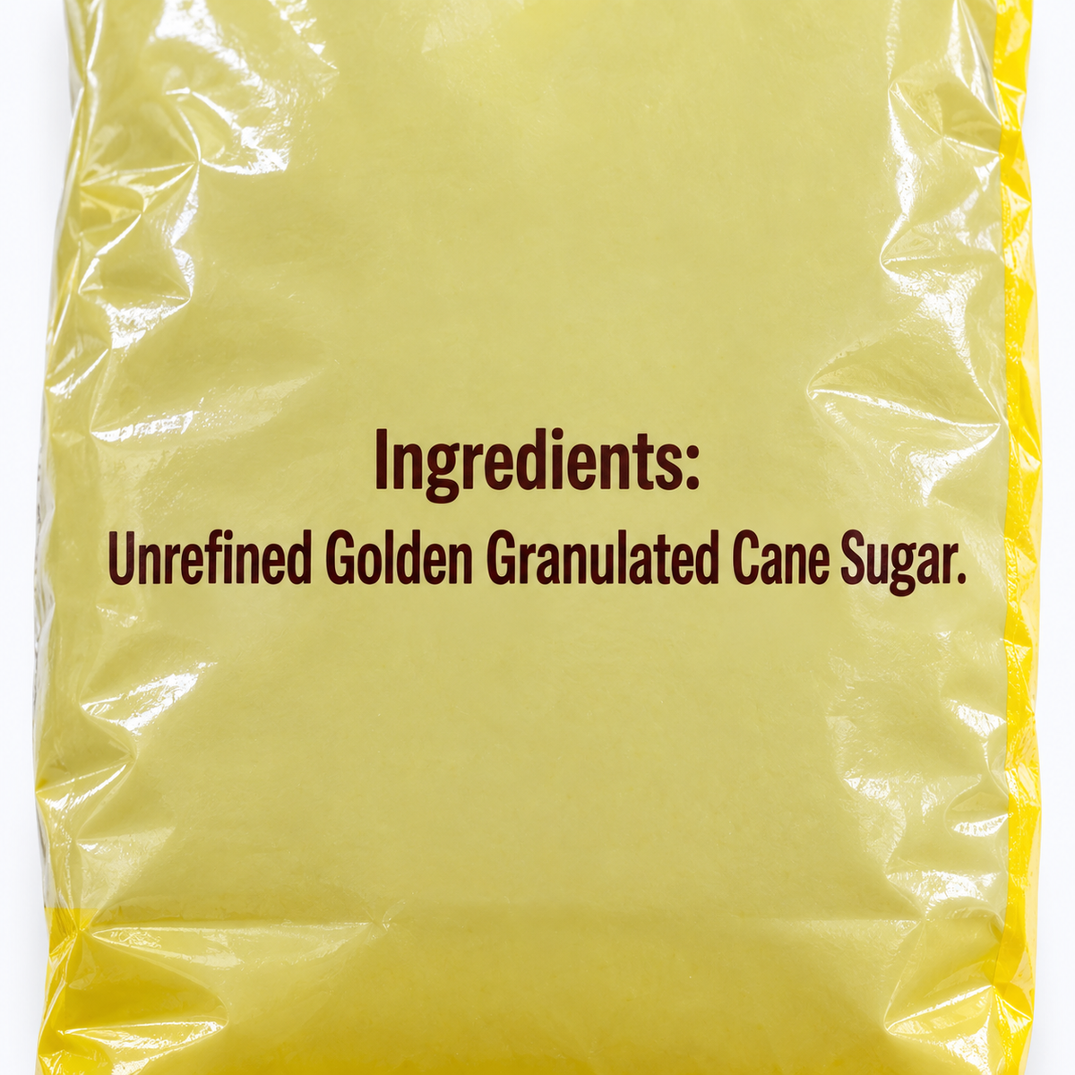 Billingtons Golden Granulated Sugar - ingredients label