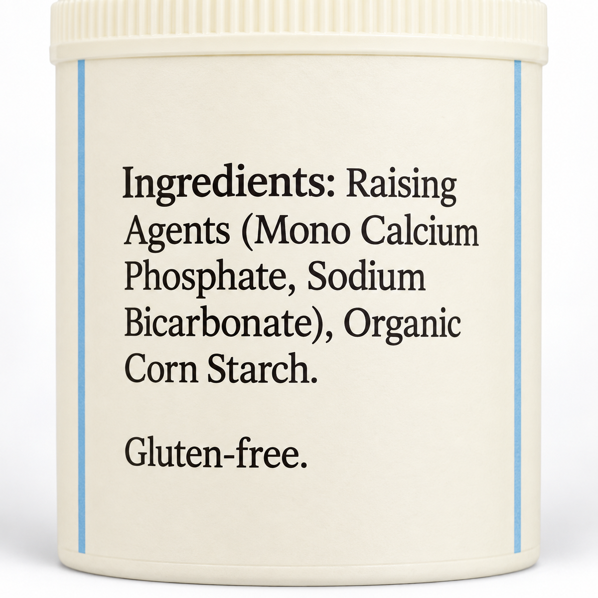 Doves Farm Freee Gluten Free Baking Powder - ingredients label