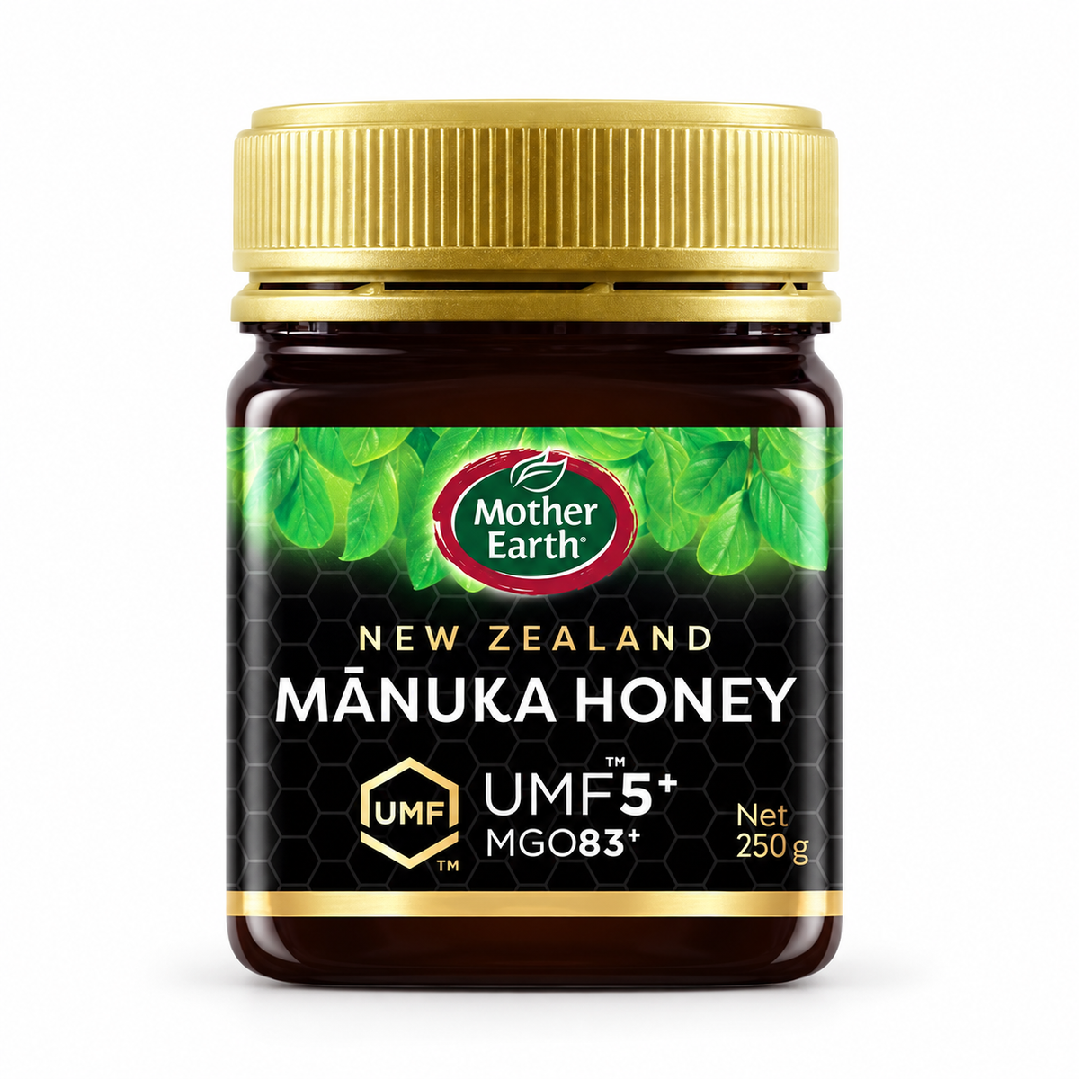 Mother Earth Manuka Honey UMF5 250G - plain shot
