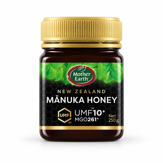 Mother Earth Manuka Honey UMF10 250G - plain shot