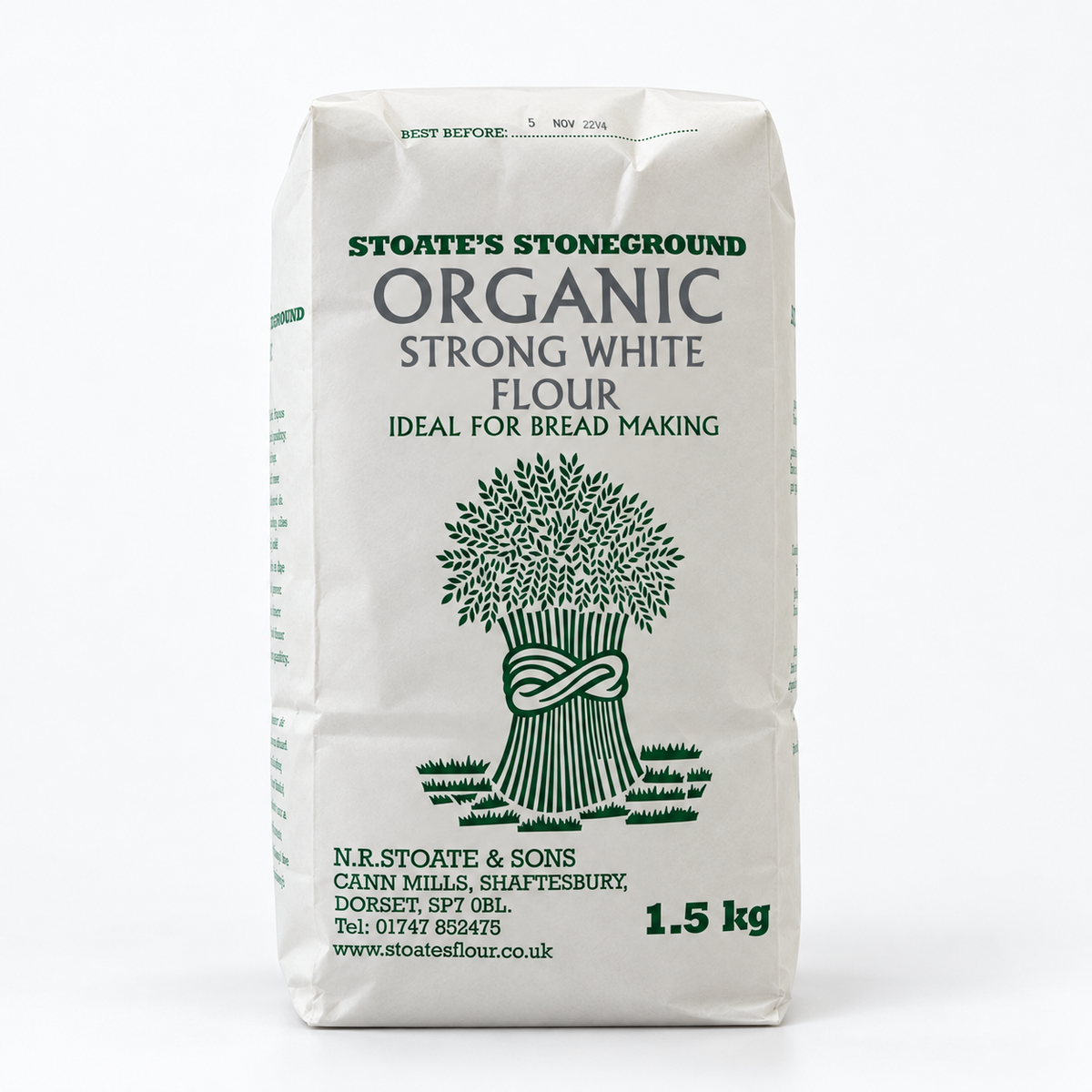 Stoate's Strong White Flour 1.5KG - plain shot