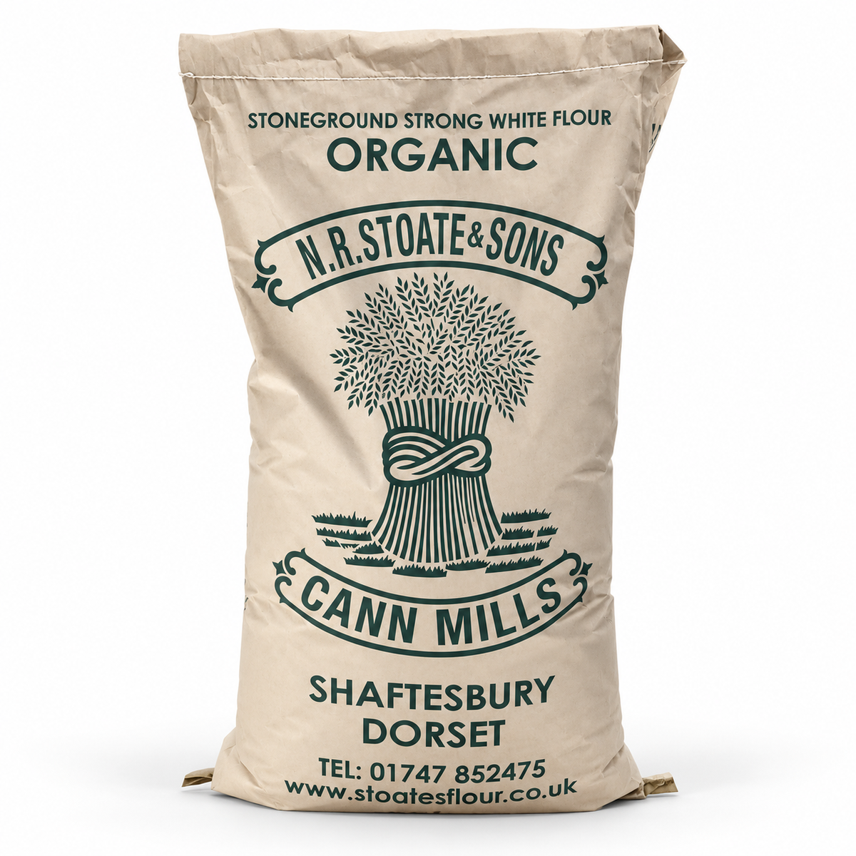 Stoate's Stoneground Strong White Flour - 25KG (Org)