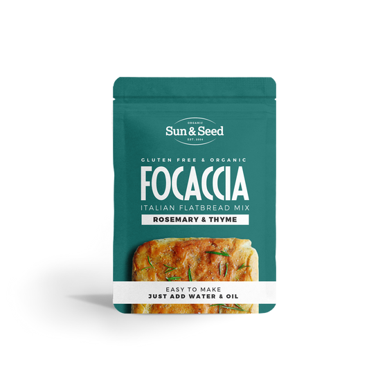 Sun & Seed Gluten Free Focaccia Mix - Rosemary & Thyme - 250G
