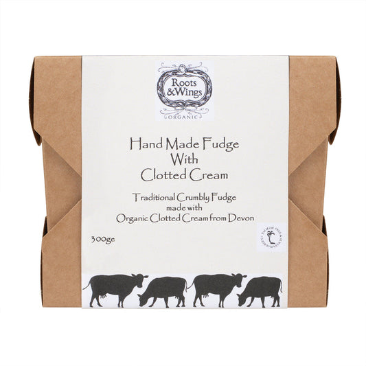 Roots & Wings Hand Made Fudge with Clotted Cream - 500G (Org)
