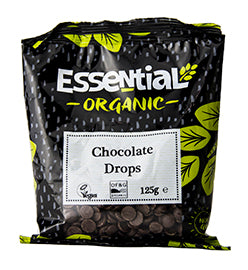Essential Plain Chocolate Drops 8-10mm - 125G
