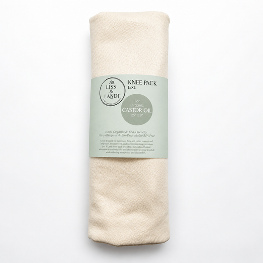 Liss & Landi Castor Oil Pack - Knee (Org) - hero shot