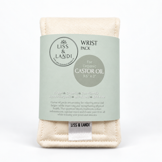 Liss & Landi Castor Oil Pack - Wrist (Org) - hero shot