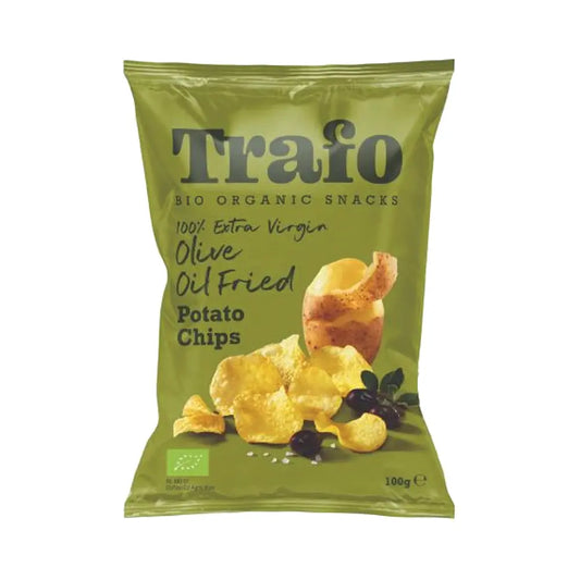 Trafo Potato Chips - Fried in Olive Oil - 100G (Org)