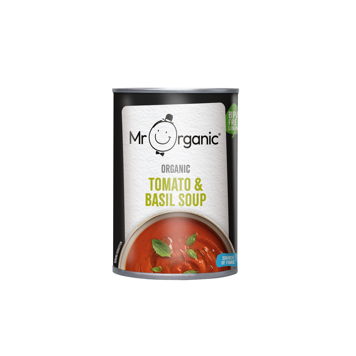 Mr Organic Tomato & Basil Soup - Case of 6 X 400g (Org)