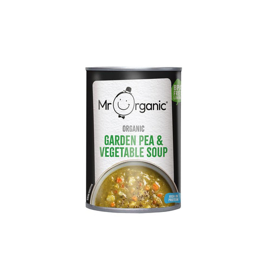 Mr Organic Garden Pea & Vegetable Soup - 400G (Org)