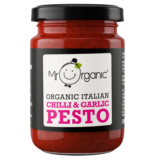 Mr Organic Chilli & Garlic Pesto - 130G