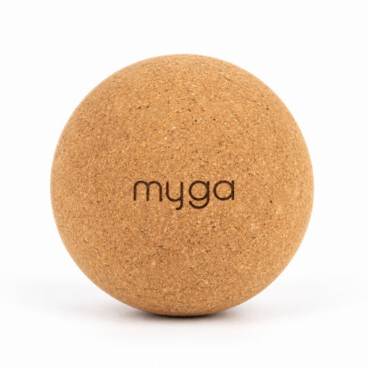 Myga Natural Cork Massage Ball - hero shot