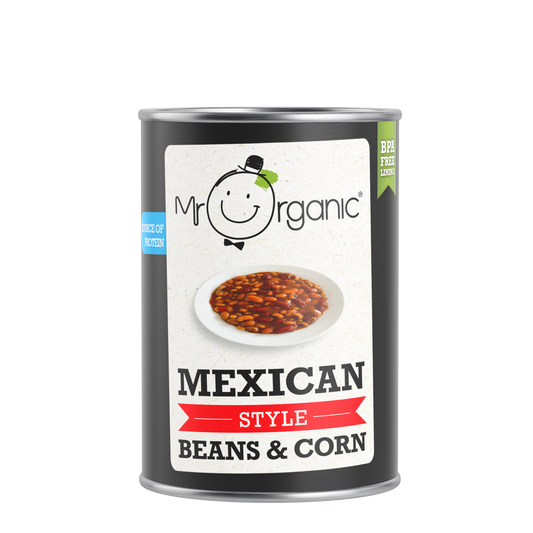 Mr Organic Mexican Style Beans and Corn - 400G