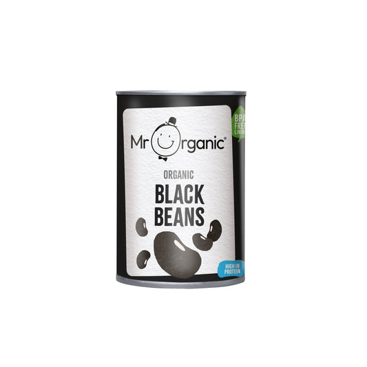 Mr Organic Black Beans - Case of 12 X 400g (Org)