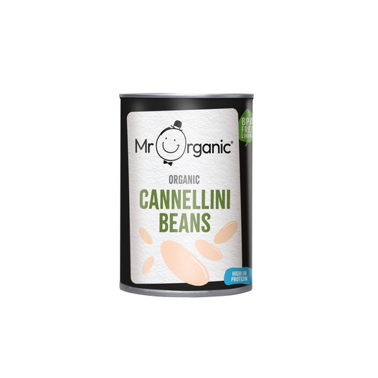 Mr Organic Cannellini Beans - Case of 12 X 400g (Org)