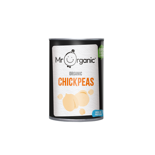Mr Organic Chickpeas   - Case of 12 X 400g (Org)