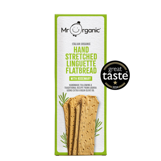 Mr Organic Linguette Flatbread - with Rosemary - 150G