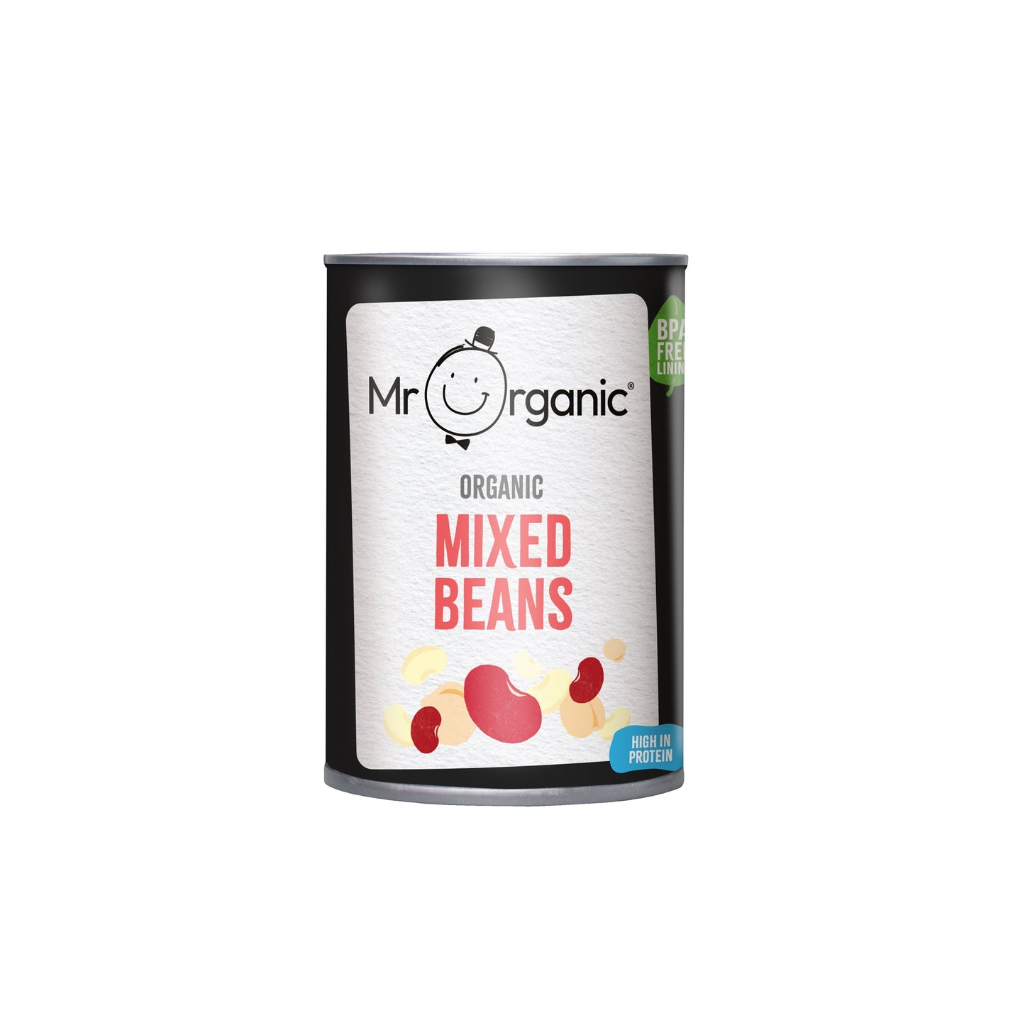 Mr Organic Mixed Bean Salad  - Case of 12 X 400g (Org)