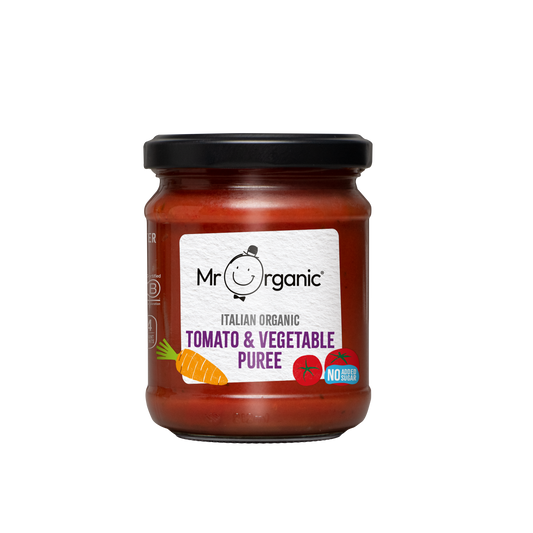 Mr Organic Tomato & Vegetable Puree - Case of 6 X 200g