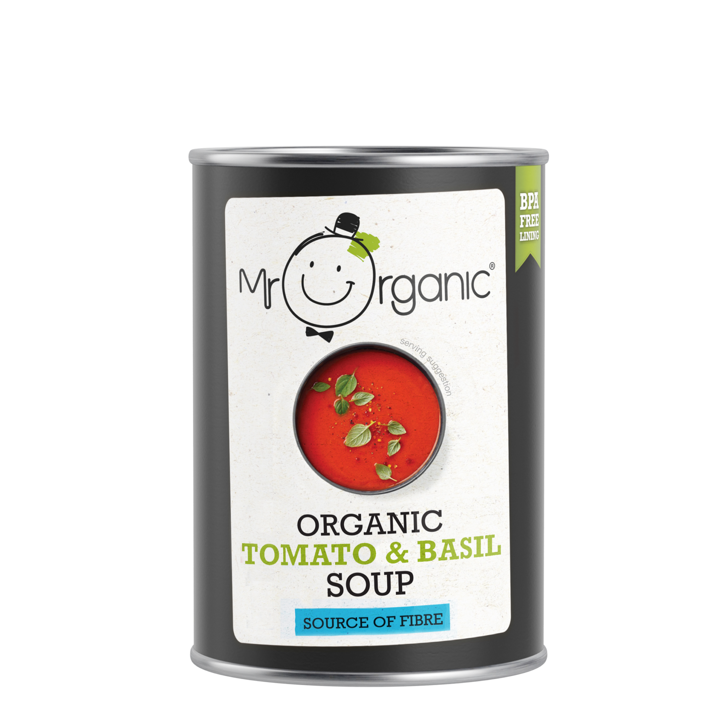 Mr Organic Tomato & Basil Soup - Case of 12 X 400g