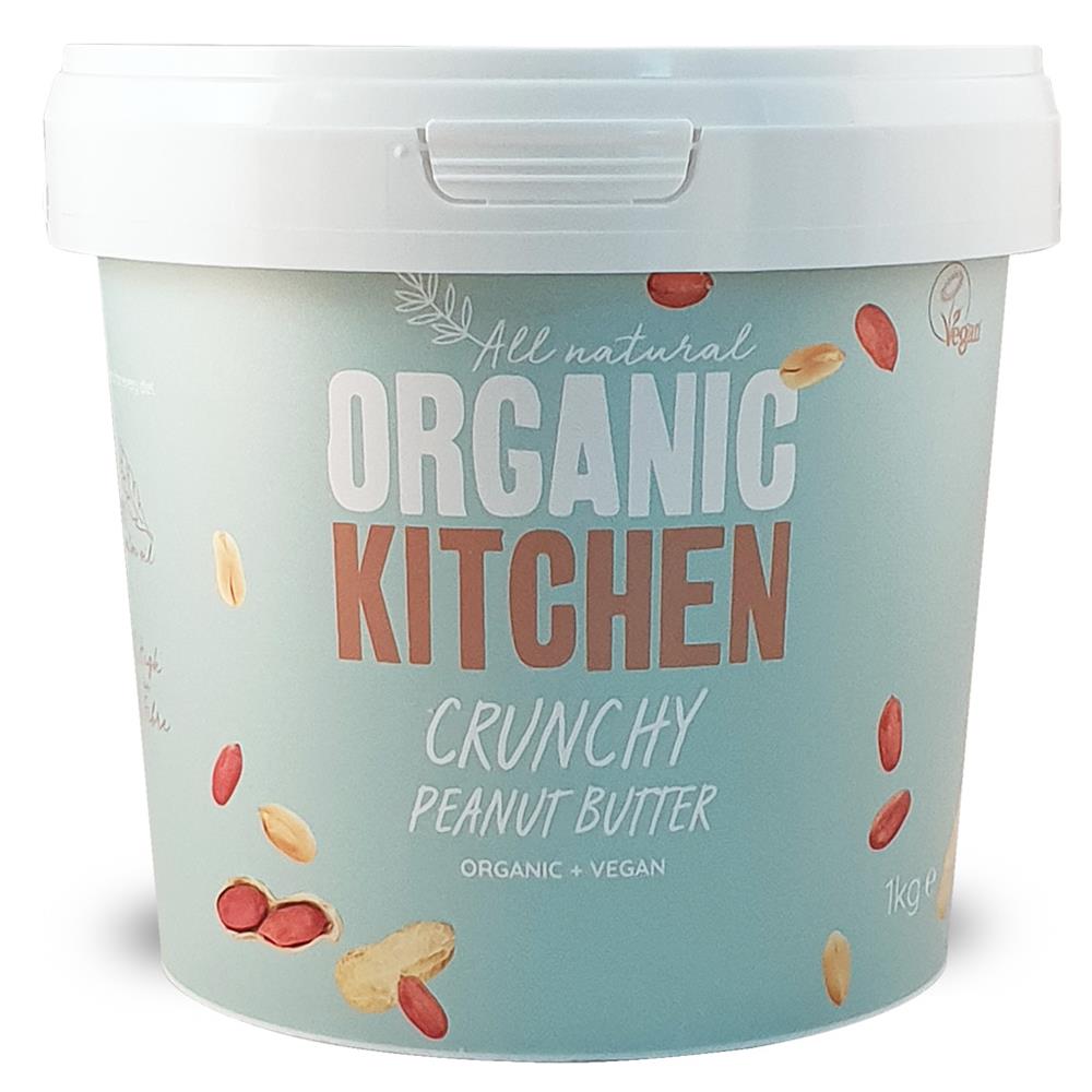 Organic Kitchen Peanut Butter - Crunchy - 1KG