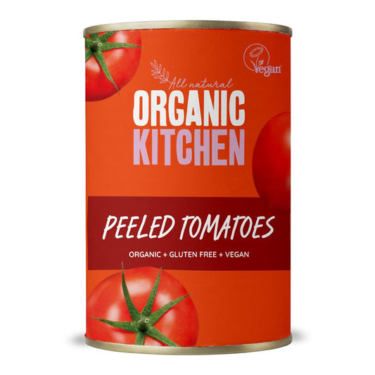Organic Kitchen Whole Peeled Tomatoes - Case of 12 x 400G