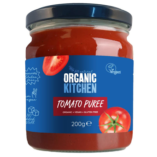 Organic Kitchen Tomato Puree - Case of 6 x 200G