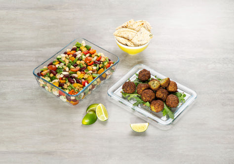 Pyrex Rectangular Glass Dish with Glass Lid - 1.5L