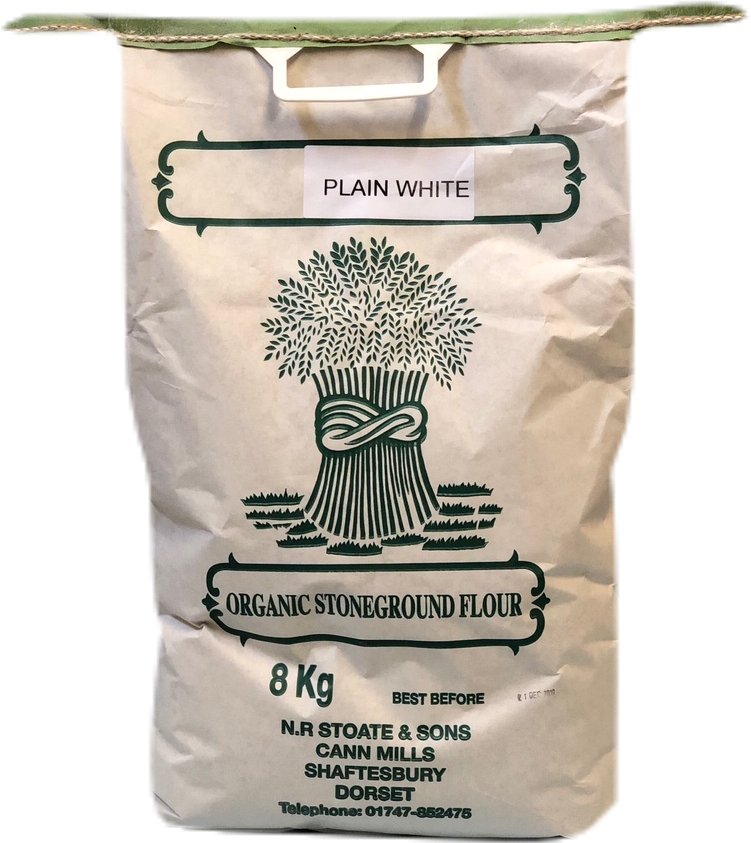 Stoate's Stoneground Plain White Flour - 8KG (Org)