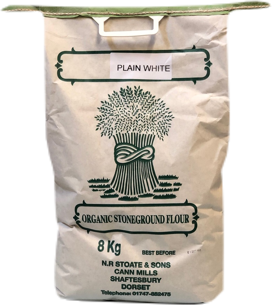 Stoate's Stoneground Plain White Flour - 8KG (Org)