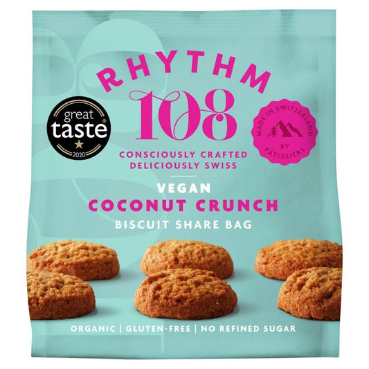 Rhythm 108 Coconut Crunch Biscuits - 135G