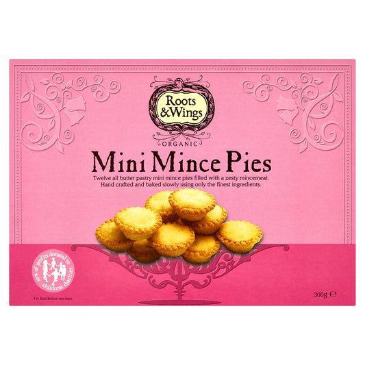 Roots & Wings Mini Mince Pies - Pack of 12 (Org)