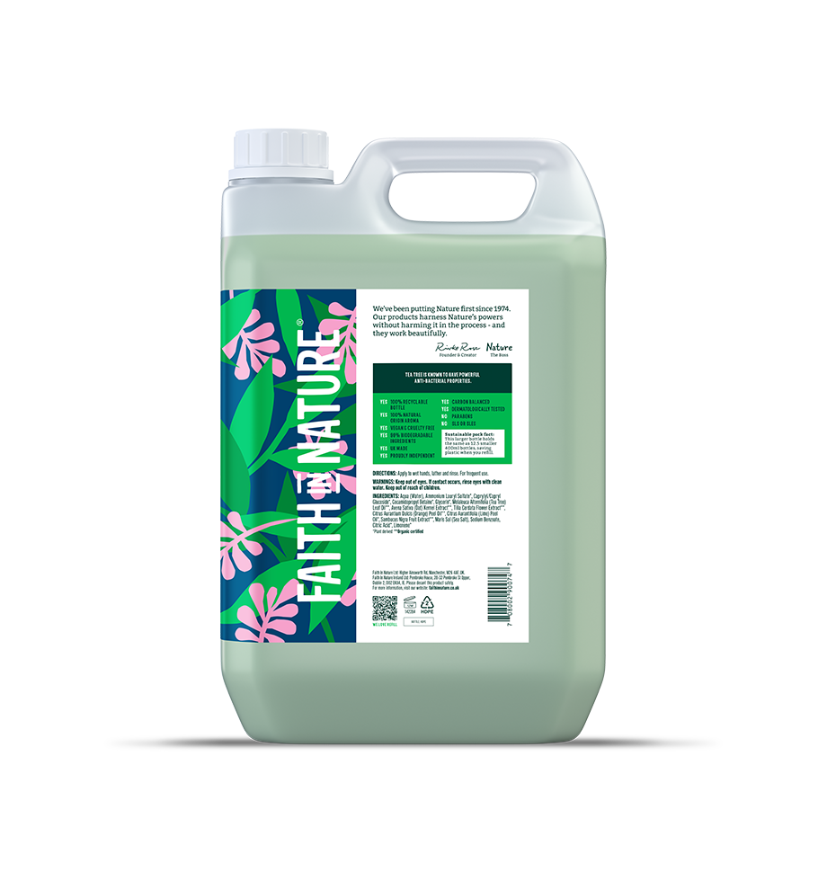 Faith in Nature (PREORDER) Hand Wash - 5L