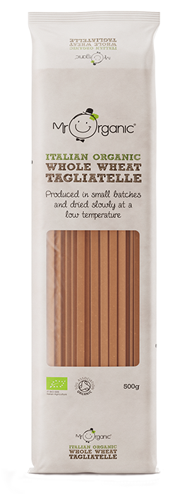 Mr Organic Whole Wheat Tagliatelle Pasta - 500g (Org)