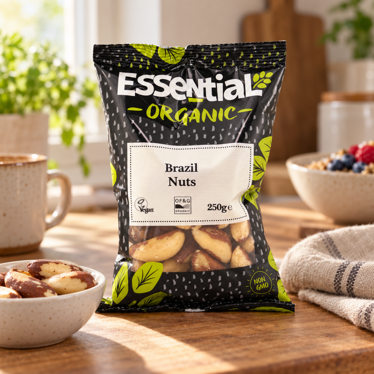 Essential Whole Brazil Nuts 250G - lifestyle shot