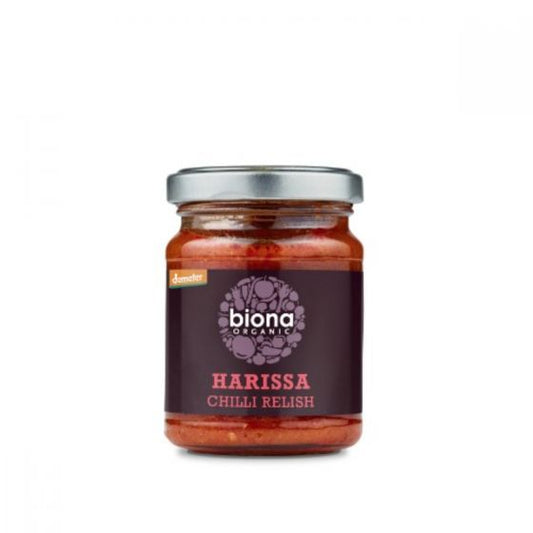 Biona Harissa Chilli Relish - Case of 6 x 125G (Org)