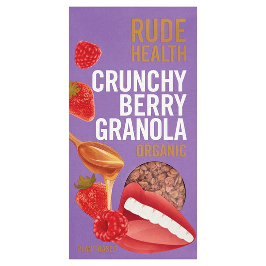 Rude Health Crunchy Berry Granola - Case of 6 x 400G (Org)