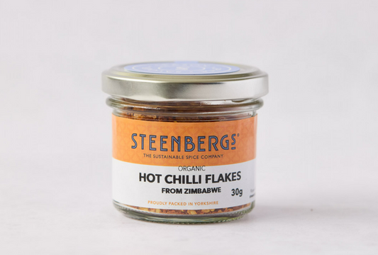 Steenbergs Hot Chilli Flakes - 30G (Org)
