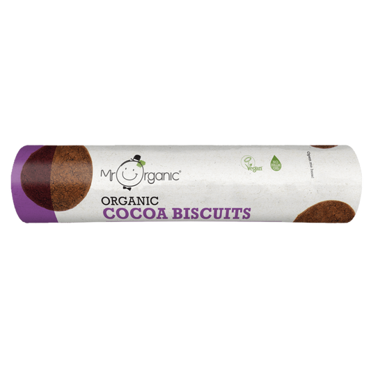 Mr Organic Cocoa Biscuits - Case of 12 X 250g