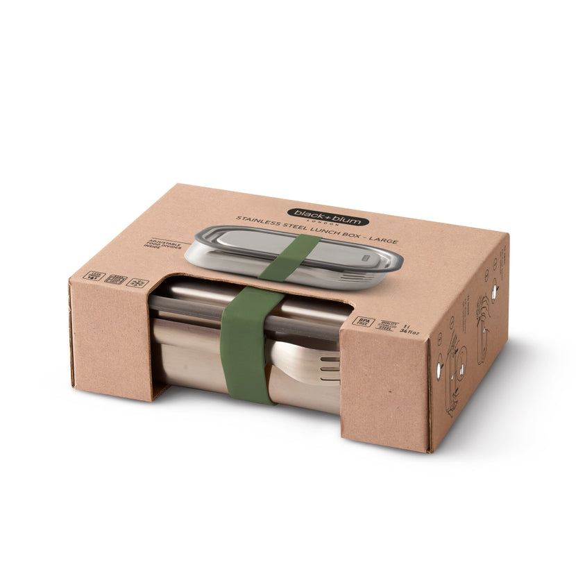 Black & Blum Leak-Proof Stainless Steel Lunch Box - Large