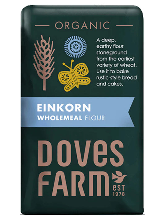 Doves Farm Einkorn Wholemeal Flour - Pack of 5 x 1KG