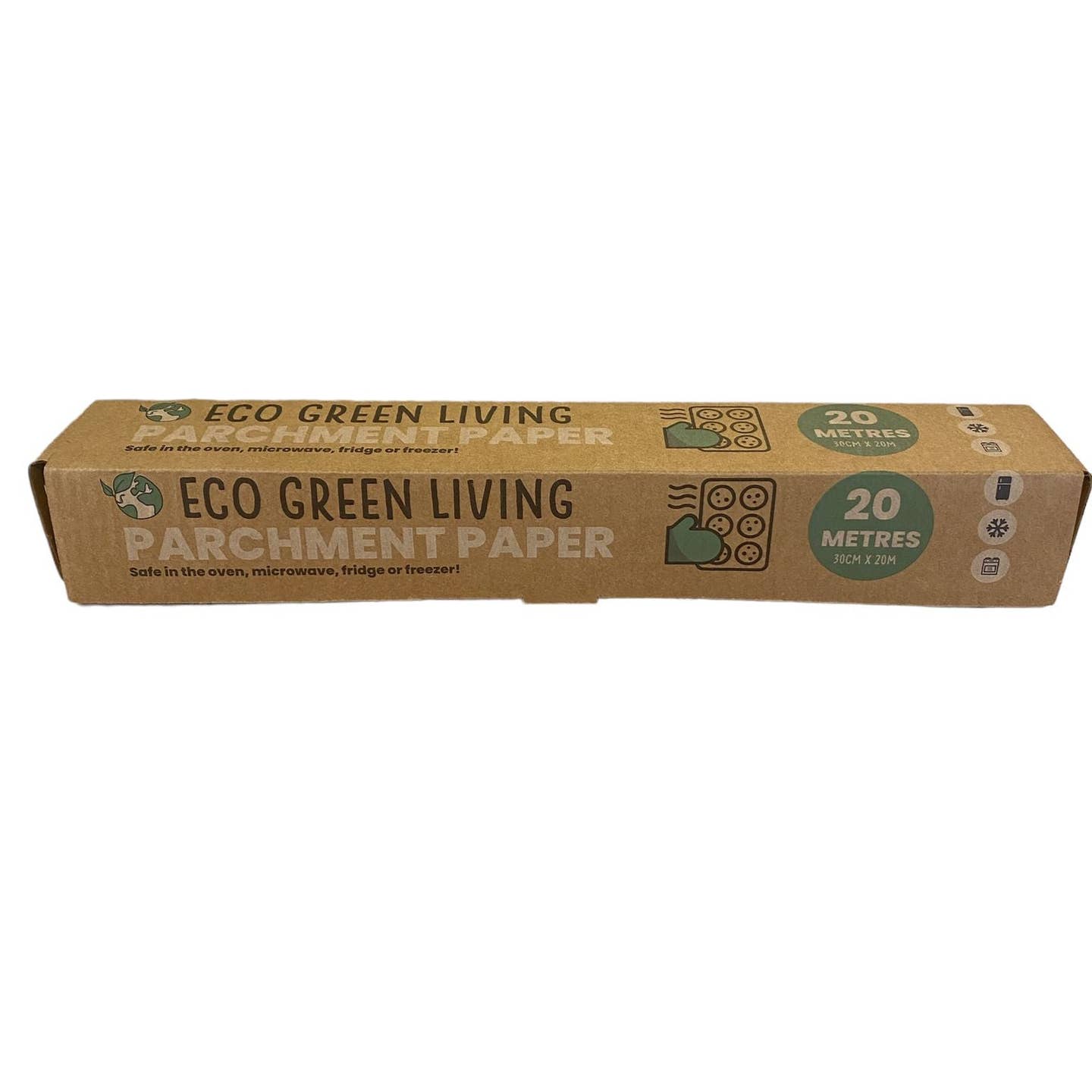Eco Green Living Parchment Paper - 1 Roll 30CM x 20M, 38GSM