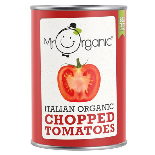 Mr Organic Chopped Tomatoes - Case of 12 x 400G PREORDER
